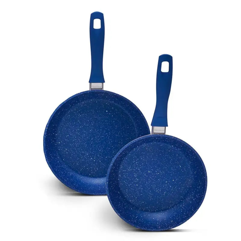 Juego de Sartenes Antiadherentes FlavorStone Light 20 y 24 cm - Azul - Flavorstone Oficial Mexico