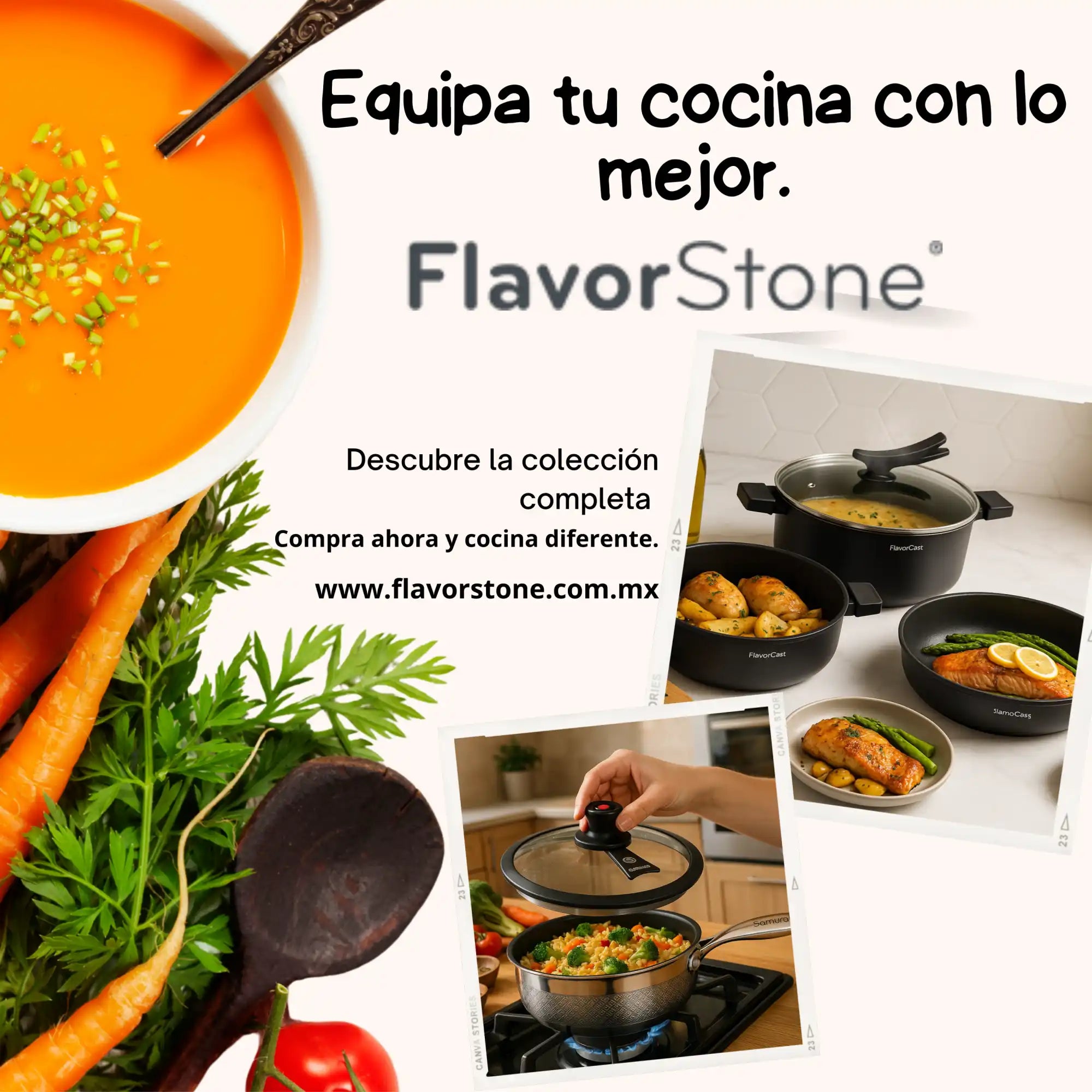 Una selección de utensilios de cocina antiadherentes para cocinar de manera saludable.