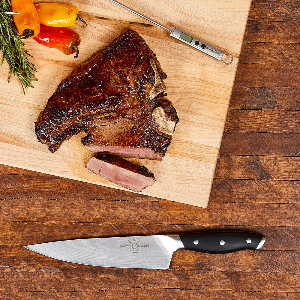 Bundle Copper Beef – Set de Cocina Antiadherente + Cuchillo Carnicero
