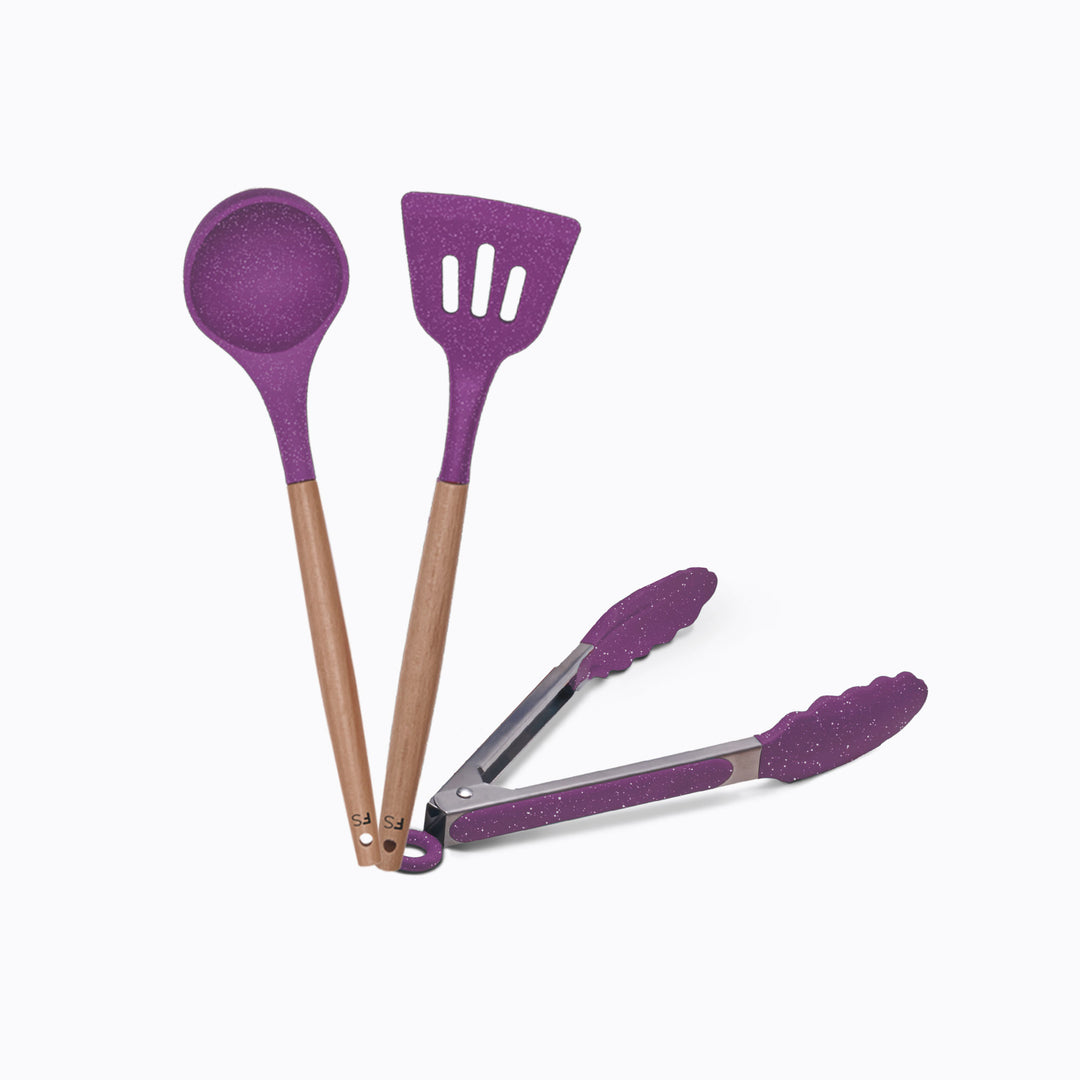 ¡NUEVA! Batería De Cocina 10 Piezas FlavorStone Master Deluxe Grape