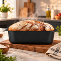 Horno Holandés Flavorstone All Black Olla Con Tapa