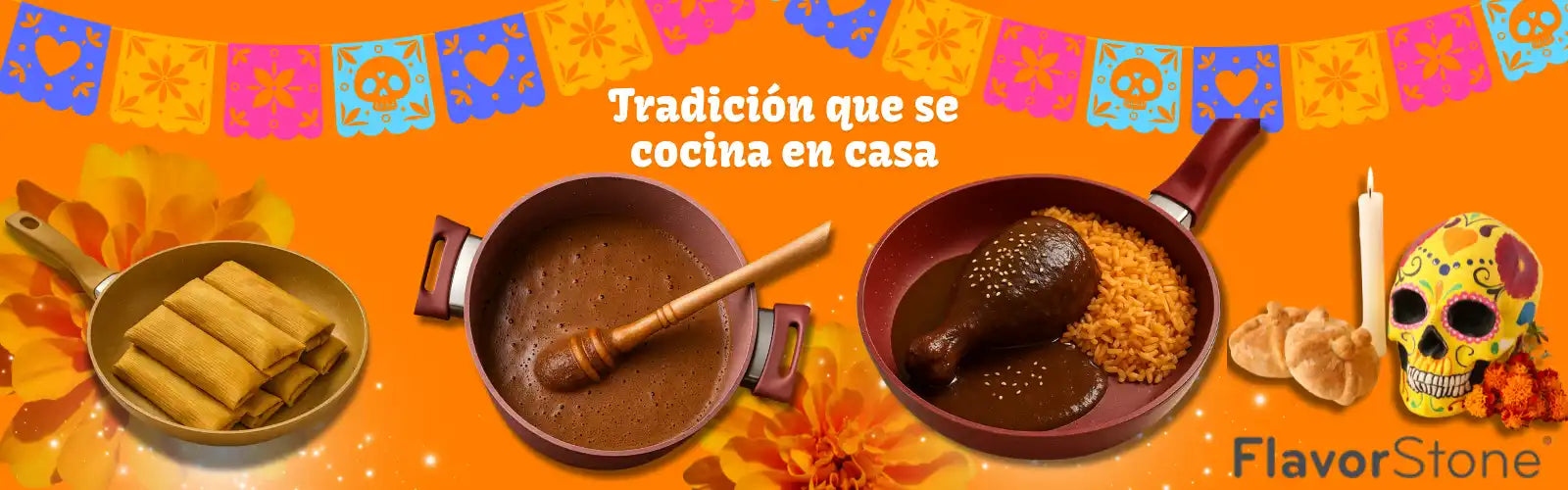 Churro cubierto de chocolate con chispas y azúcar en polvo.