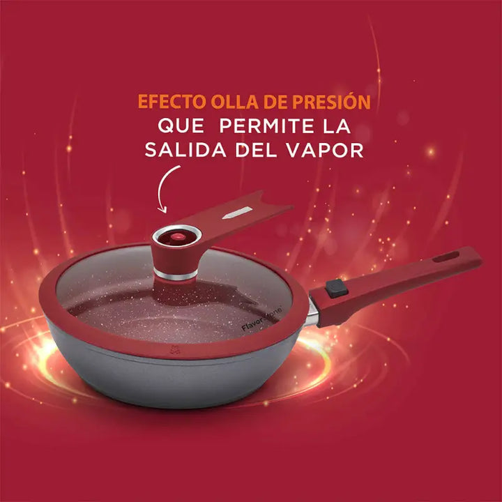 Batería de Cocina FlavorStone Light Family Set 12 Piezas con Regalo Especial - Flavorstone