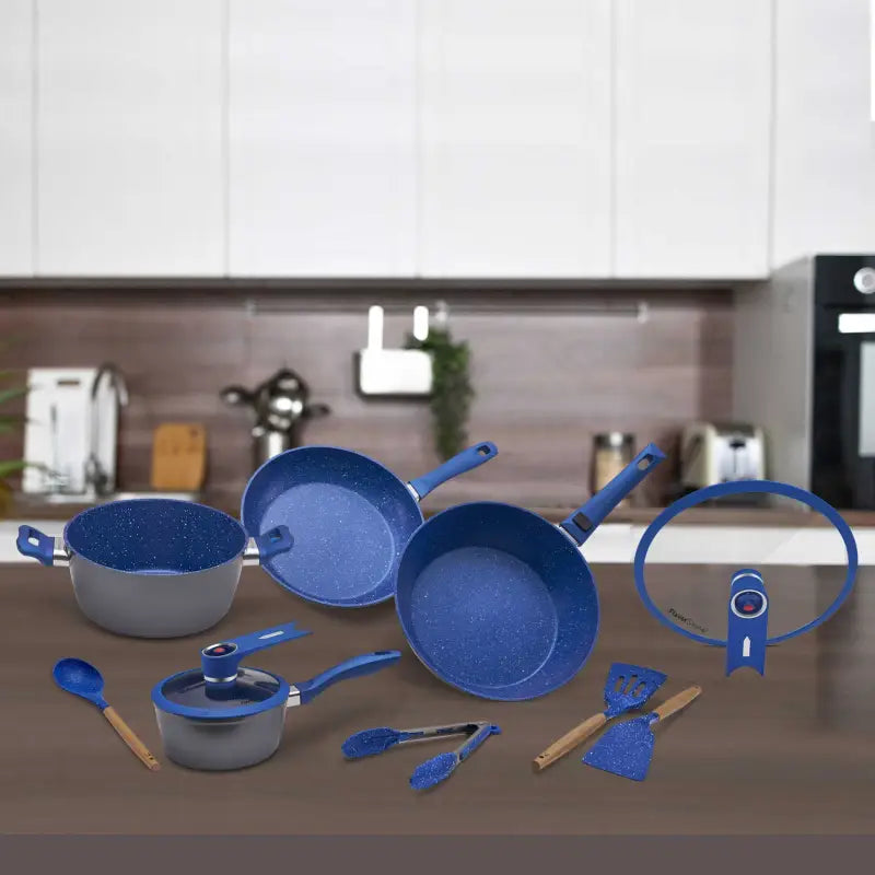 Batería de Cocina FlavorStone Grande 10 Piezas con Regalo Especial - Flavor Stone