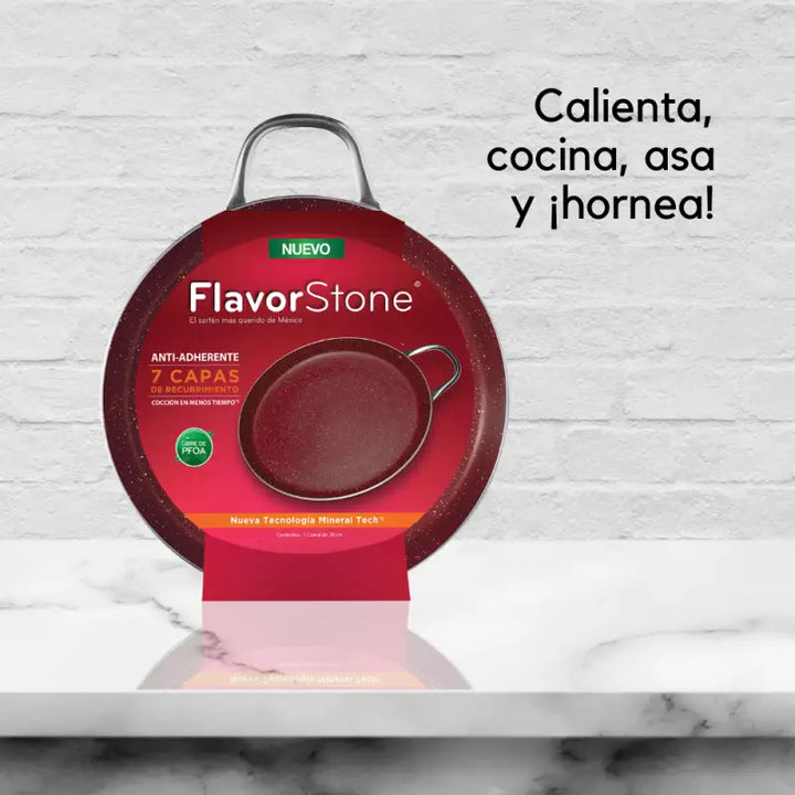 Comal Antiadherente FlavorStone Light Redondo 30 cm - Flavor Stone