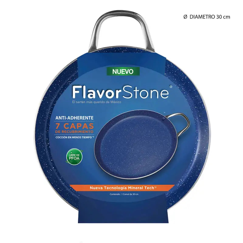 Comal Antiadherente FlavorStone Light Redondo 30 cm - Flavor Stone