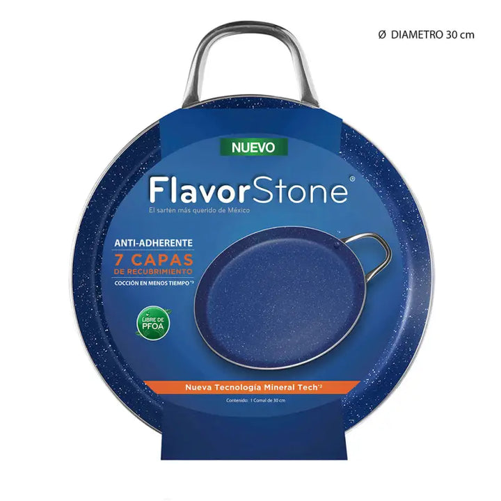Comal Antiadherente FlavorStone Light Redondo 30 cm - Flavor Stone