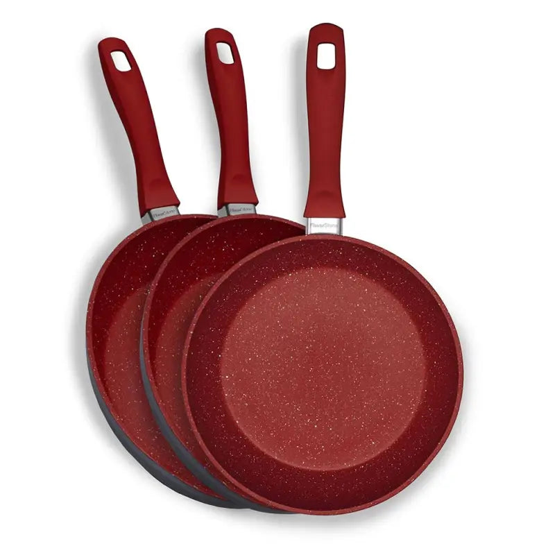 Juego de 3 Sartenes Antiadherentes FlavorStone Light 20/24/28 cm - Flavor Stone