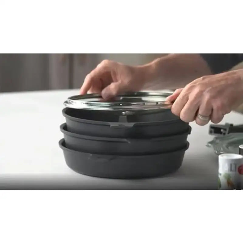 Juego de 9 Sartenes FlavorStone Gourmet Aluminio Fundido 28cm - Flavorstone