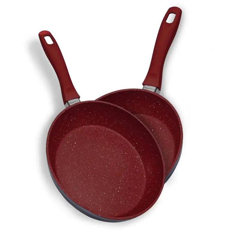 Juego de Sartenes Antiadherentes FlavorStone Light 20 y 24 cm - Rojo - Flavorstone Oficial Mexico