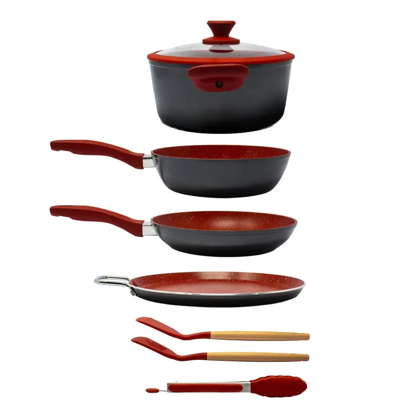 Juego de Sartenes FLAVORSTONE Light Set 8 Piezas - Flavor Stone