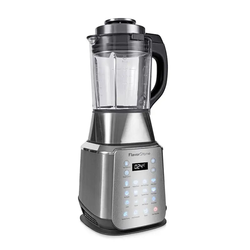 Procesador FlavorStone Diamond 1200W 15 Funciones Vaso Vidrio 2L Cuchillas Titanio - Flavor Stone
