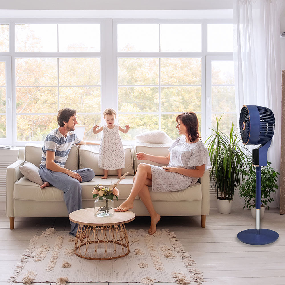 Ventilador de Piso Ventus Twist 20 pulgadas con Cabezal Giratorio y Altura Ajustable