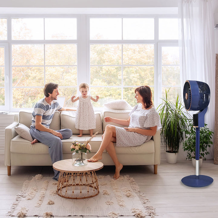 Ventilador de Piso Ventus Twist 20 pulgadas con Cabezal Giratorio y Altura Ajustable