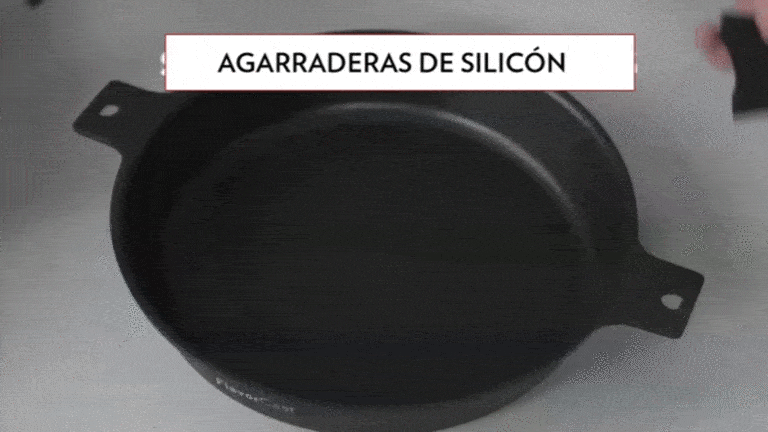Flavorcast, Sartenes de aluminio fundido a Presión. Juego de 28 cm Electrodomésticos de cocina Flavorstone, Nada se le pega ¡Compruébalo! 